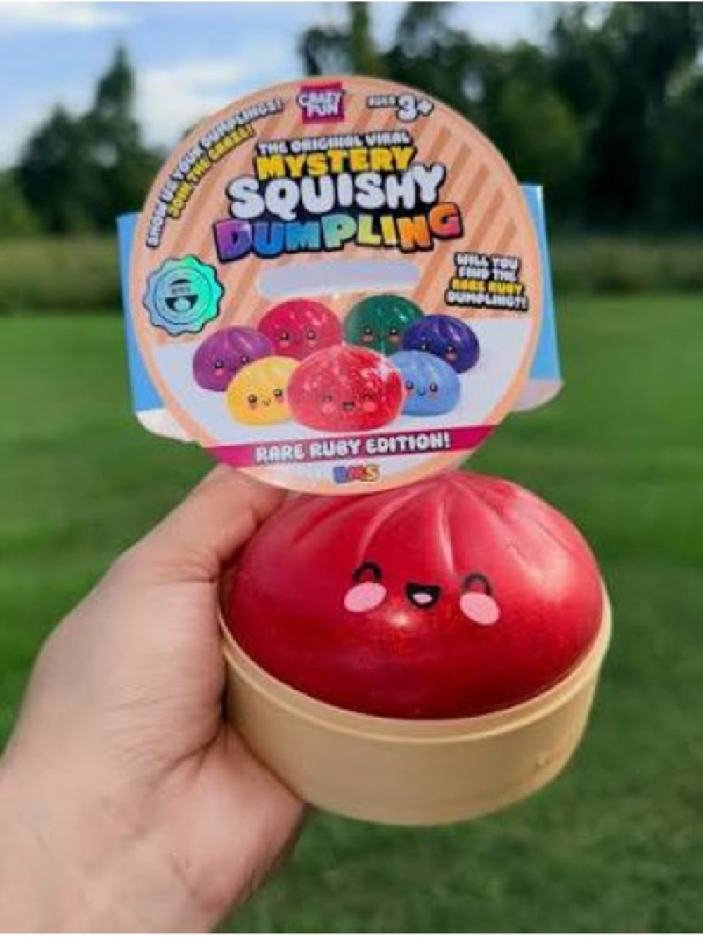 RMS Mystery Squishy Dumpling - Rare Ruby Edition Red (Confirmed rare)
